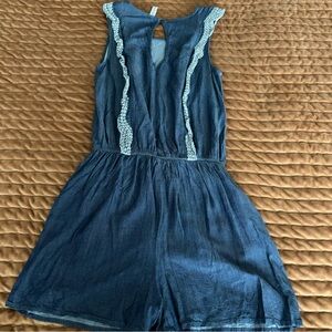 Chambray Romper